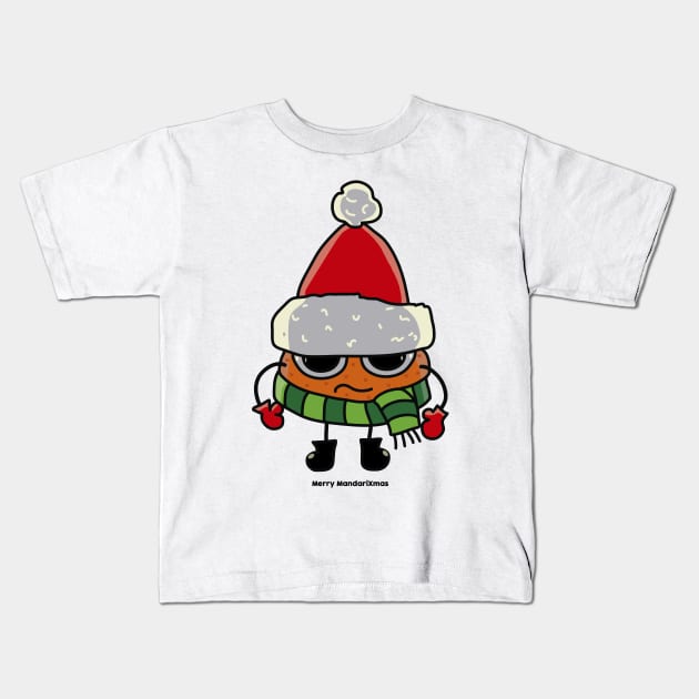 MERRY MANDARIXMAS Kids T-Shirt by Lila Tochi World